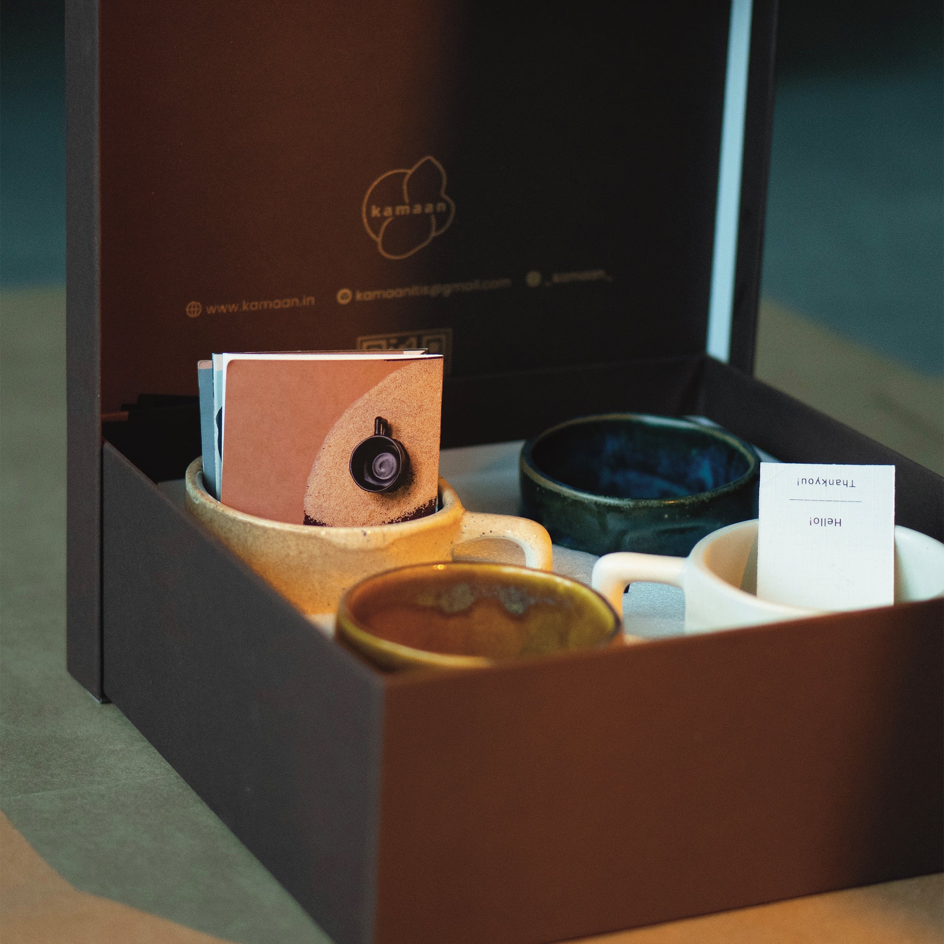 Gift Set - Sierra Yunomis (with handle) 4pcs | 200 ml