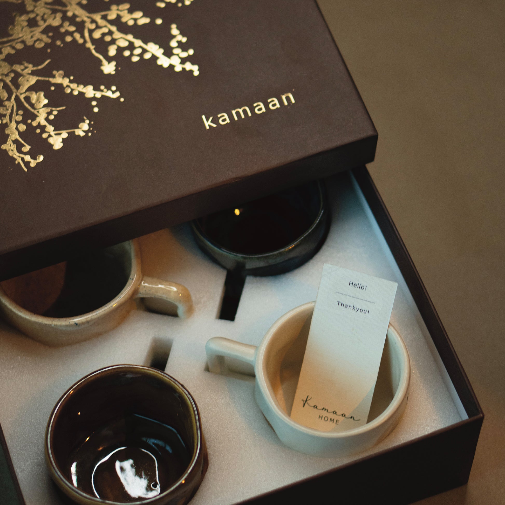 Gift Set - Sierra Yunomis (with handle) 4pcs | 200 ml