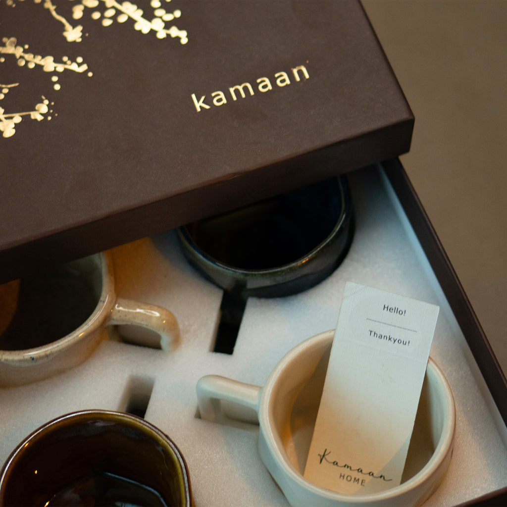 Gift Set - Sierra Yunomis (with handle) 4pcs | 200 ml
