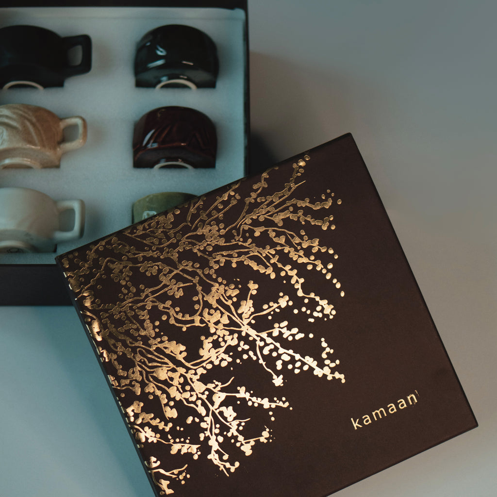 Gift Set - Sierra Yunomis (with handle) 4pcs | 200 ml